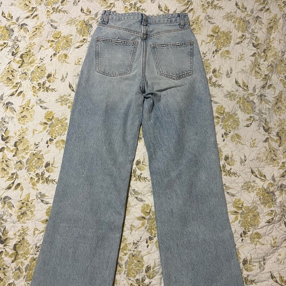 zara wide-leg full length ripped pants - Picture 3 of 4